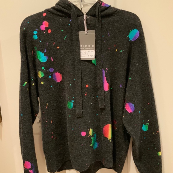 Brodie cashmere rainbow sweater Clearance
